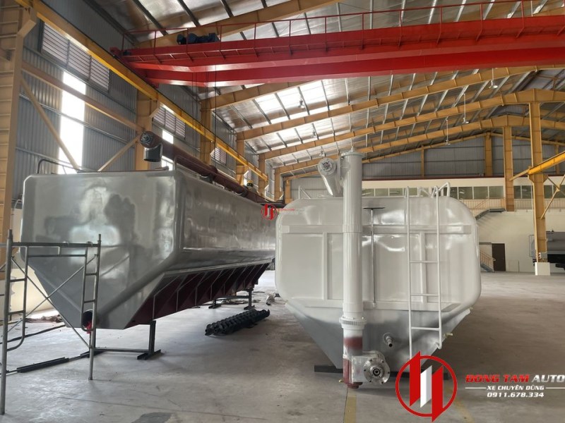 Sửa chữa cải tạo xe bồn chở xăng dầu
