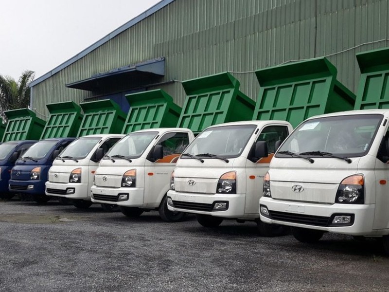 Hyundai thùng chở rác 5 khối