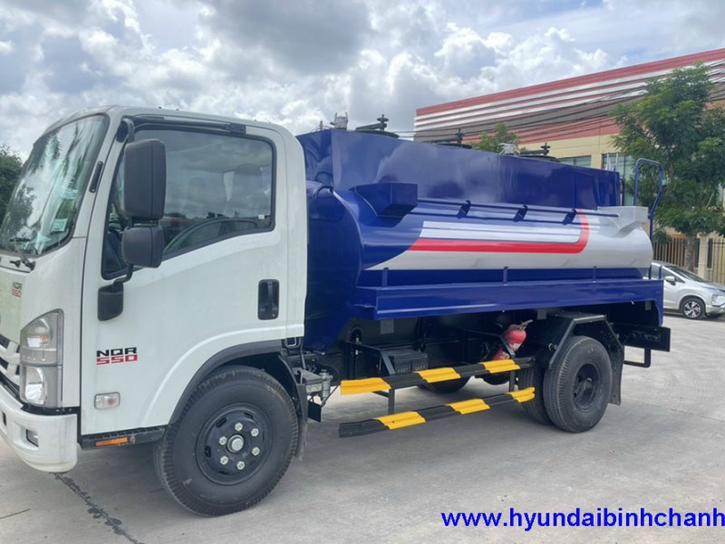 Xe bồn xăng dầu 6 khối Isuzu
